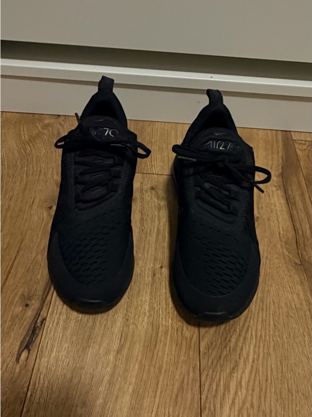 Nike Air Max 270 Black Athletic Sneakers  270 Style